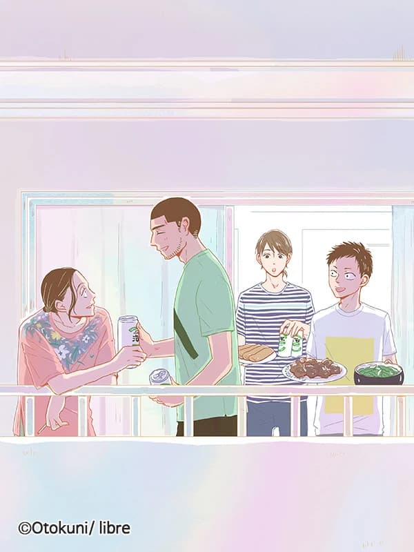 광고회사, 남자기숙사의 오카즈